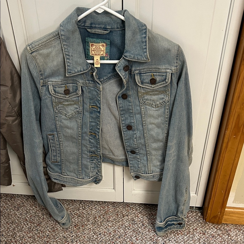 Abercrombie & Fitch Light Blue Jean Jacket